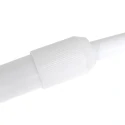 Steinhauer Luminaria de pedestal SPARKLED LIGHT cilíndrico, con interruptor, con pantalla, con enchufe, ajustable E27 IP20, blanco mate 