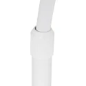 Steinhauer Luminaria de pedestal SPARKLED LIGHT cilíndrico, con interruptor, con pantalla, con enchufe, ajustable E27 IP20, blanco mate 