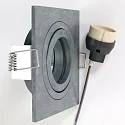 Luminaria empotrable PÉLITE SPOT giratorio, cuadrado GU10 IP20