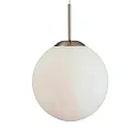 Steinhauer Luminaria colgante BOLLIQUE de 5 llamas, lang E27 IP20, acero cepillado regulable