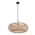 Steinhauer Luminaria colgante SPARKLED LIGHT - IKARO de 1 llama, redondo E27 IP20, haya, color natural regulable