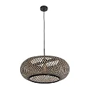 Steinhauer Luminaria colgante SPARKLED LIGHT - IKARO de 1 llama, redondo E27 IP20, haya, color natural regulable