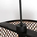 Steinhauer Luminaria colgante SPARKLED LIGHT - IKARO de 1 llama, redondo E27 IP20, haya, color natural regulable