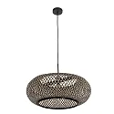 Steinhauer Luminaria colgante SPARKLED LIGHT - IKARO de 1 llama, redondo E27 IP20, haya, color natural regulable