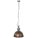 Luminaria colgante BIKKEL - Ø 42CM de 1 llama, medio E27 IP20, marrón, pied regulable