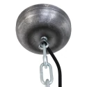 Steinhauer Luminaria colgante BIKKEL - Ø 42CM de 1 llama, medio E27 IP20, marrón, pied regulable