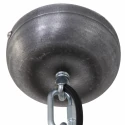 Steinhauer Luminaria colgante BIKKEL - Ø 42CM de 1 llama, medio E27 IP20, marrón, pied regulable
