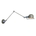 Mexlite Luminaria de pared DAVIN lang, con interruptor, con brazo articulado E14 IP20, verde, brillante 