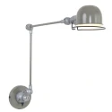 Mexlite Luminaria de pared DAVIN lang, con interruptor, con brazo articulado E14 IP20, verde, brillante 