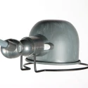 Mexlite Luminaria de pared DAVIN lang, con interruptor, con brazo articulado E14 IP20, verde, brillante 