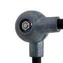 Mexlite Luminaria de pared DAVIN lang, con interruptor, con brazo articulado E14 IP20, negro mate 