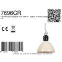 anne light & home pendant luminaire FRISK 1 flame E27 IP20, creme dimmable