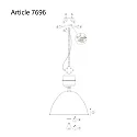 anne light & home Luminaria colgante FRISK de 1 llama, redondo E27 IP20, brillante, gris regulable