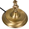 Mexlite Luminaria de mesa BELANA de 1 llama E27 IP20, verde, color bronce regulable