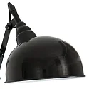 Steinhauer wall luminaire YORKSHIRE 1 flame, with switch, with plug, adjustable E27 IP20, black matt 