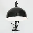 Steinhauer wall luminaire YORKSHIRE 1 flame, with switch, with plug, adjustable E27 IP20, black matt 