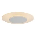 ceiling luminaire LIDO small, round, indirect, perforated IP20, white matt dimmable