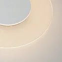 Steinhauer ceiling luminaire LIDO large, round, indirect, perforated IP20, white matt dimmable
