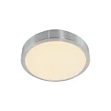 outdoor ceiling luminaire GALAXY cylindrical, medium, switchable IP44, steel brushed 