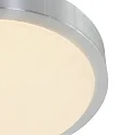 outdoor ceiling luminaire GALAXY cylindrical, medium, switchable IP44, steel brushed 