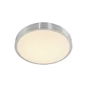 outdoor ceiling luminaire GALAXY cylindrical, medium, switchable IP44, steel brushed 