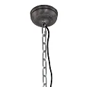 Steinhauer Luminaria colgante BIKKEL - Ø 52CM de 1 llama, grande E27 IP20, marrón, pied regulable