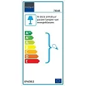 Steinhauer Luminaria colgante BIKKEL - Ø 52CM de 1 llama, grande E27 IP20, marrón, pied regulable