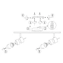 Steinhauer spotlight bar NATASJA 2 flames, Dim-To-Warm, adjustable GU10 IP20, steel brushed dimmable
