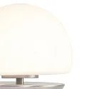 Luminaria de mesa ANCILLA redondo, corto, con regulador táctil G9 IP20, haya, color natural regulable