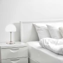 Steinhauer Luminaria de mesa ANCILLA MUSHROOM lang, con función de conmutación G9 IP20, cromo, pulido regulable