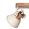 Mexlite Luminaria de techo GEARWOOD E27 IP20, regulable