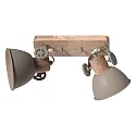 Mexlite ceiling luminaire GEARWOOD E27 IP20, dimmable