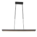 Steinhauer Luminaria colgante ZELENA / 80-140CM Arriba-Abajo, CCT Switch, ajustable, con regulador táctil IP20, negro mate regulable