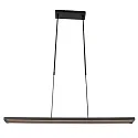 Steinhauer Luminaria colgante ZELENA / 80-140CM Arriba-Abajo, CCT Switch, ajustable, con regulador táctil IP20, negro mate regulable