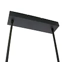 Steinhauer Luminaria colgante ZELENA / 80-140CM Arriba-Abajo, CCT Switch, ajustable, con regulador táctil IP20, negro mate regulable
