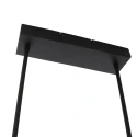 Steinhauer Luminaria colgante ZELENA / 80-140CM Arriba-Abajo, CCT Switch, ajustable, con regulador táctil IP20, negro mate regulable