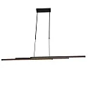 Steinhauer Luminaria colgante ZELENA / 80-140CM Arriba-Abajo, CCT Switch, ajustable, con regulador táctil IP20, negro mate regulable