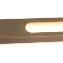 Steinhauer Luminaria colgante ZELENA / 155CM Arriba-Abajo, CCT Switch, ajustable, con regulador táctil IP20, bronce cepillado regulable