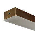 Steinhauer Luminaria colgante ZELENA / 155CM Arriba-Abajo, CCT Switch, ajustable, con regulador táctil IP20, bronce cepillado regulable