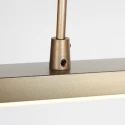 Steinhauer Luminaria colgante ZELENA de 3 llamas IP20, dorado regulable