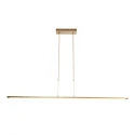 Steinhauer Luminaria colgante ZELENA de 3 llamas IP20, dorado regulable