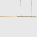 Steinhauer Luminaria colgante ZELENA de 3 llamas IP20, dorado regulable