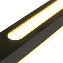 Steinhauer Luminaria colgante ZELENA / 155CM Arriba-Abajo, CCT Switch, ajustable, con regulador táctil IP20, negro mate regulable