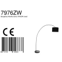 Luminaria de pedestal SOLVA cilíndrico, con interruptor, con pantalla, con enchufe, inclinable E27 IP20, negro mate 