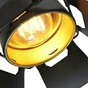 Mexlite Mexlite Spot CARRÉ, 1 flame, studio spotlight, black