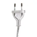 Luminaria de pedestal PRESTIGE CHIC cilíndrico, con interruptor, con pantalla, con brazo articulado, con enchufe E27 IP20