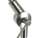 Steinhauer Luminaria de pedestal PRESTIGE CHIC cilíndrico, con interruptor, con pantalla, con brazo articulado, con enchufe E27 IP20