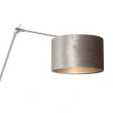 Steinhauer Luminaria de pared PRESTIGE CHIC cilíndrico, con interruptor, con pantalla, con brazo articulado, con enchufe E27 IP20