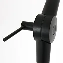 Steinhauer floor lamp PRESTIGE CHIC cylindrical, with switch, with shade, with jointed arm, with plug E27 IP20, black matt 