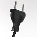 Steinhauer floor lamp PRESTIGE CHIC cylindrical, with switch, with shade, with jointed arm, with plug E27 IP20, black matt 